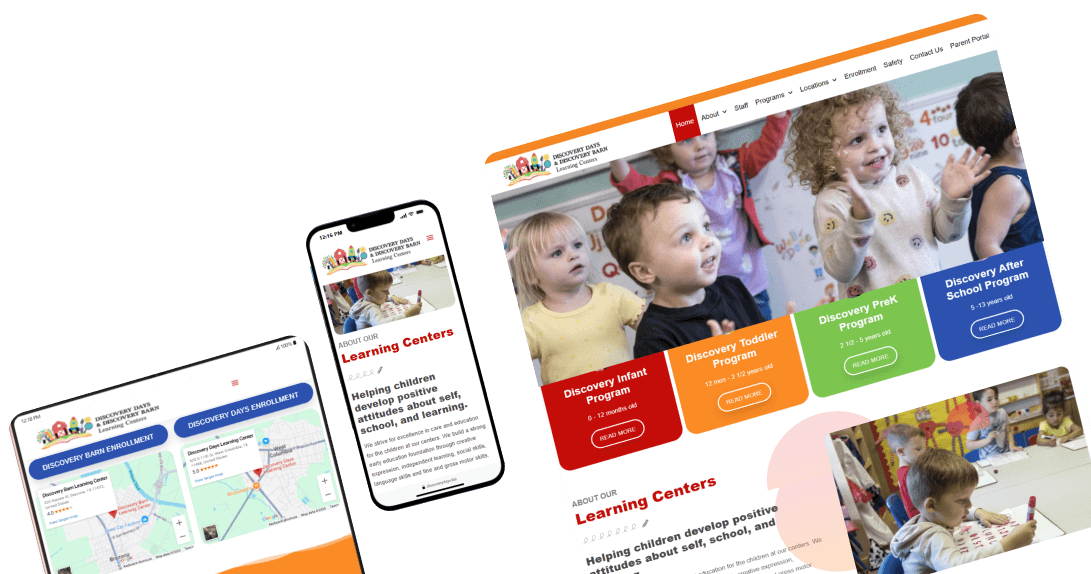 School website responsive design art