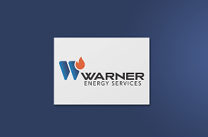 Warner logo card